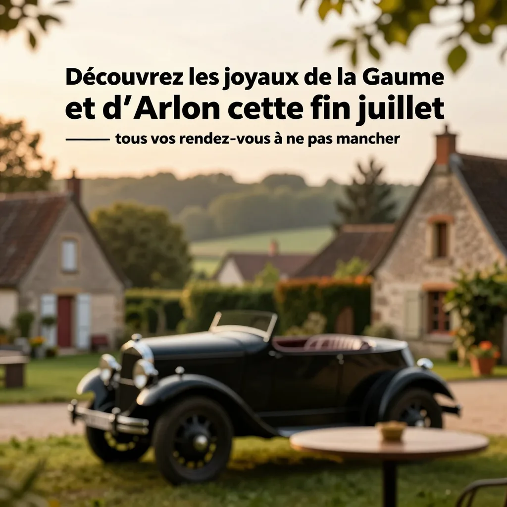 Découvrez les joyaux de la Gaume et d'Arlon cette fin juillet — tous vos rendez-vous à ne pas manquer