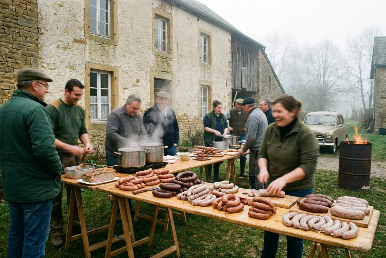 Le cûtchau gaumais, quand le cochon devient fête villageoise