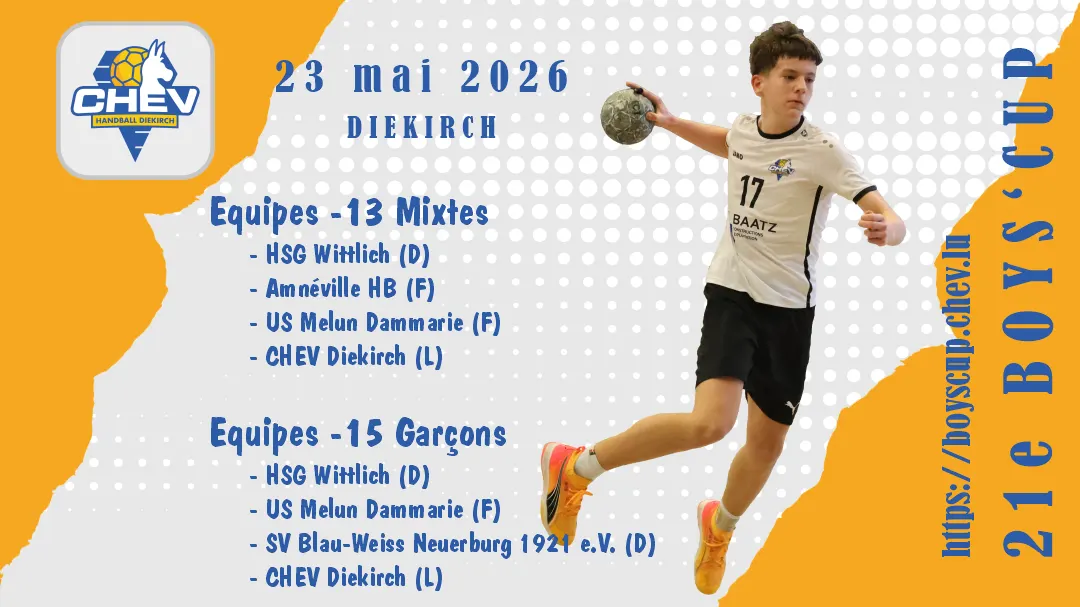 21e Boys' Cup : tournoi de football d'été au Luxembourg