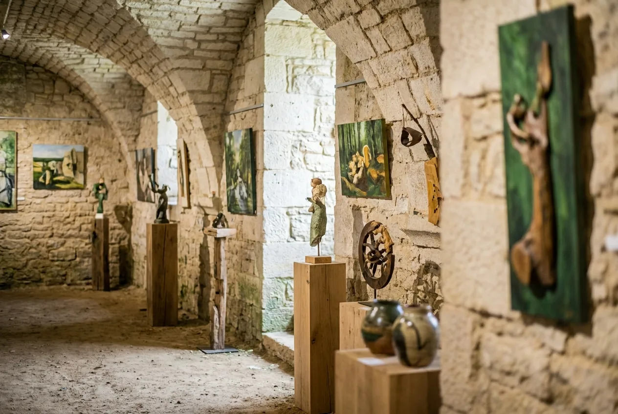 Estiv'Art Melting-Pot : exposition collective dans les caves de Virton