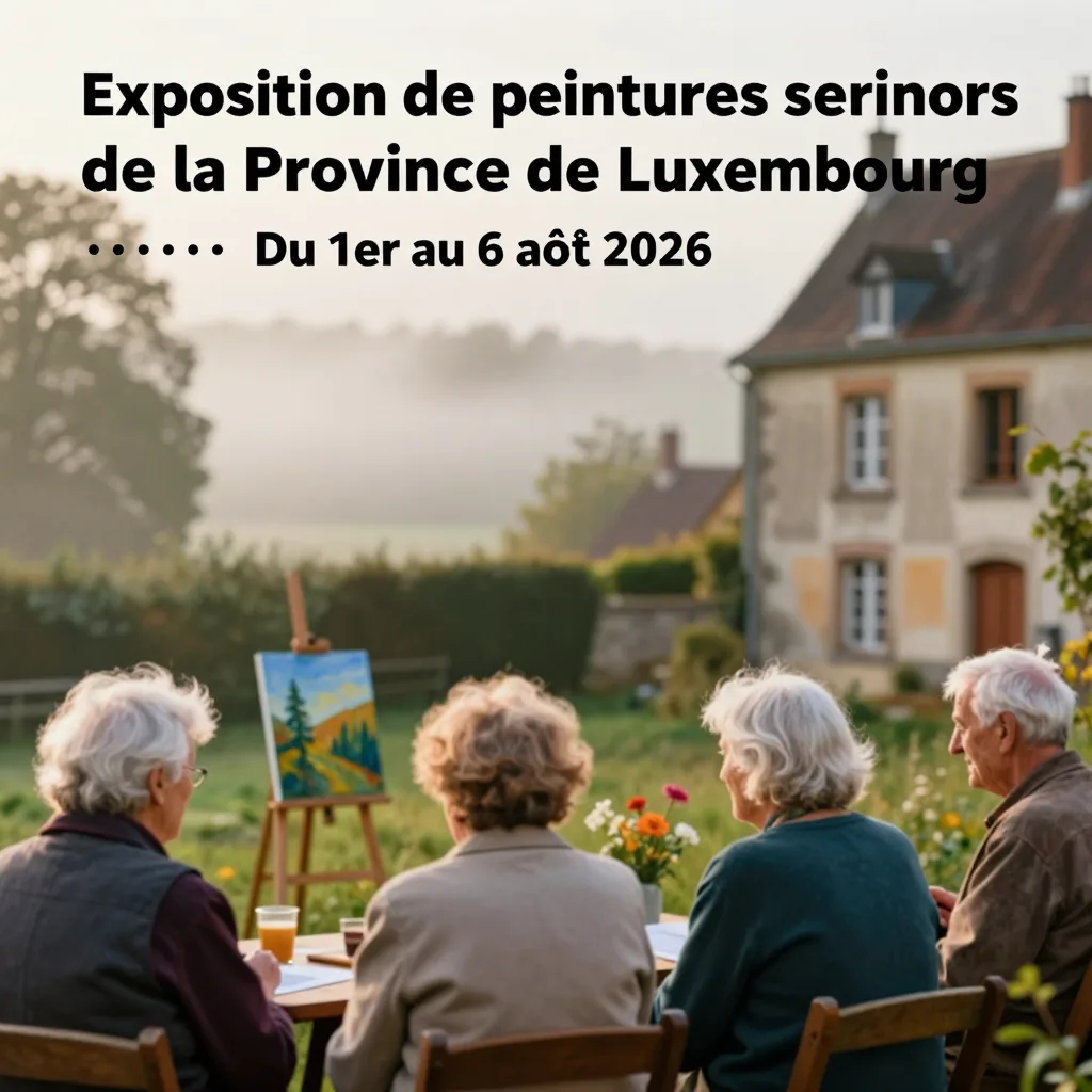 Exposition de peintures des seniors de la Province de Luxembourg