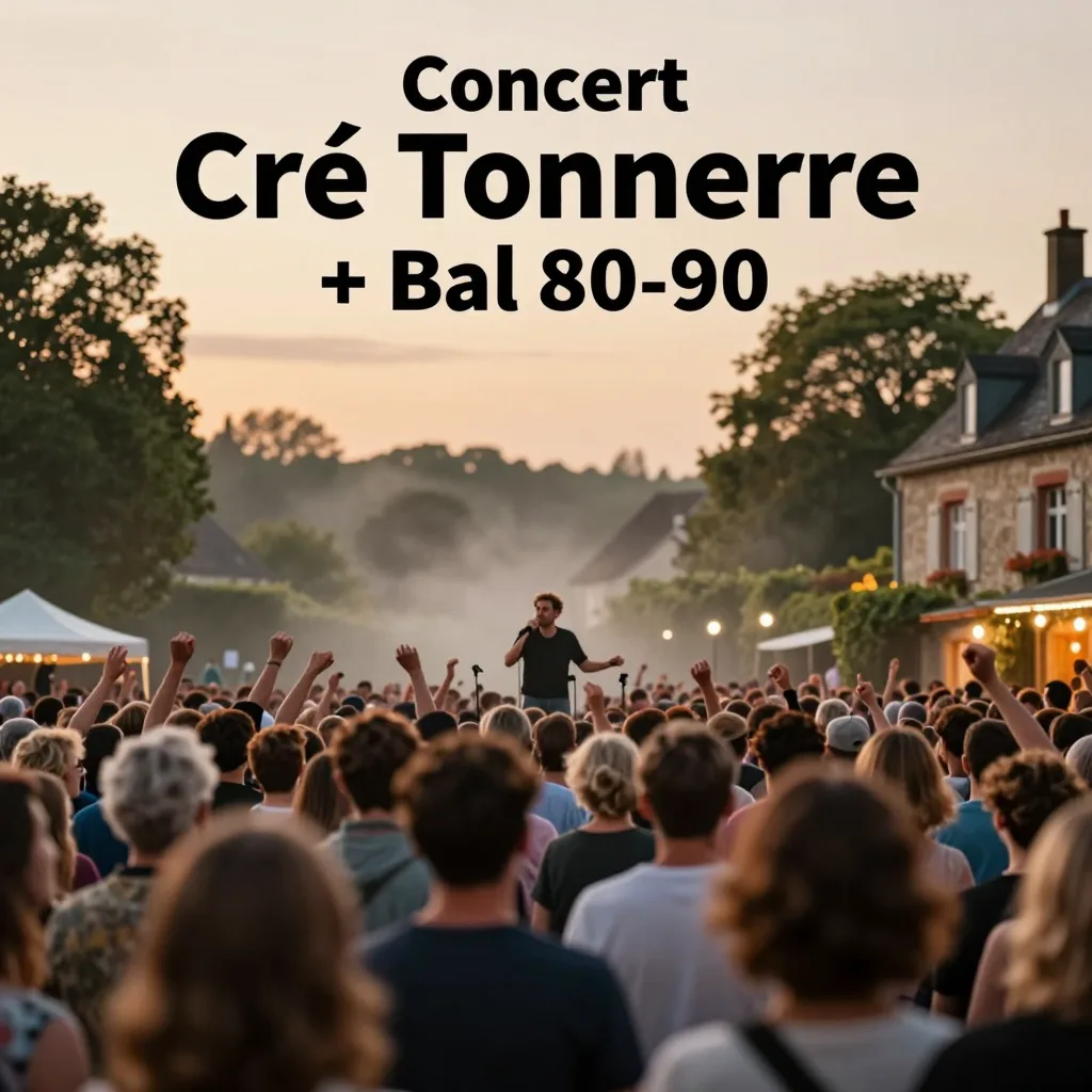 Concert Cré Tonnerre + Bal 80-90