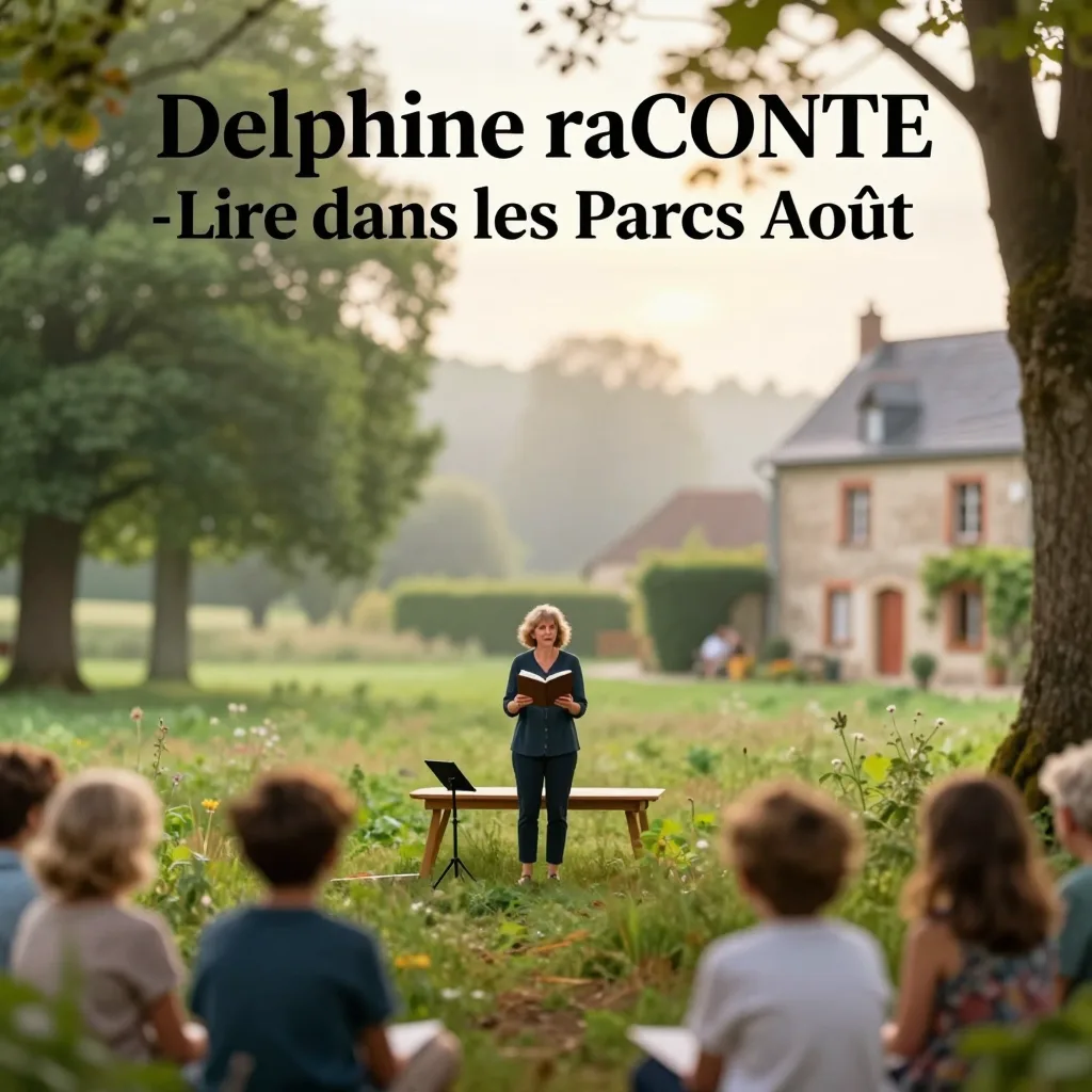 Delphine raCONTE - Lire dans les Parcs Août