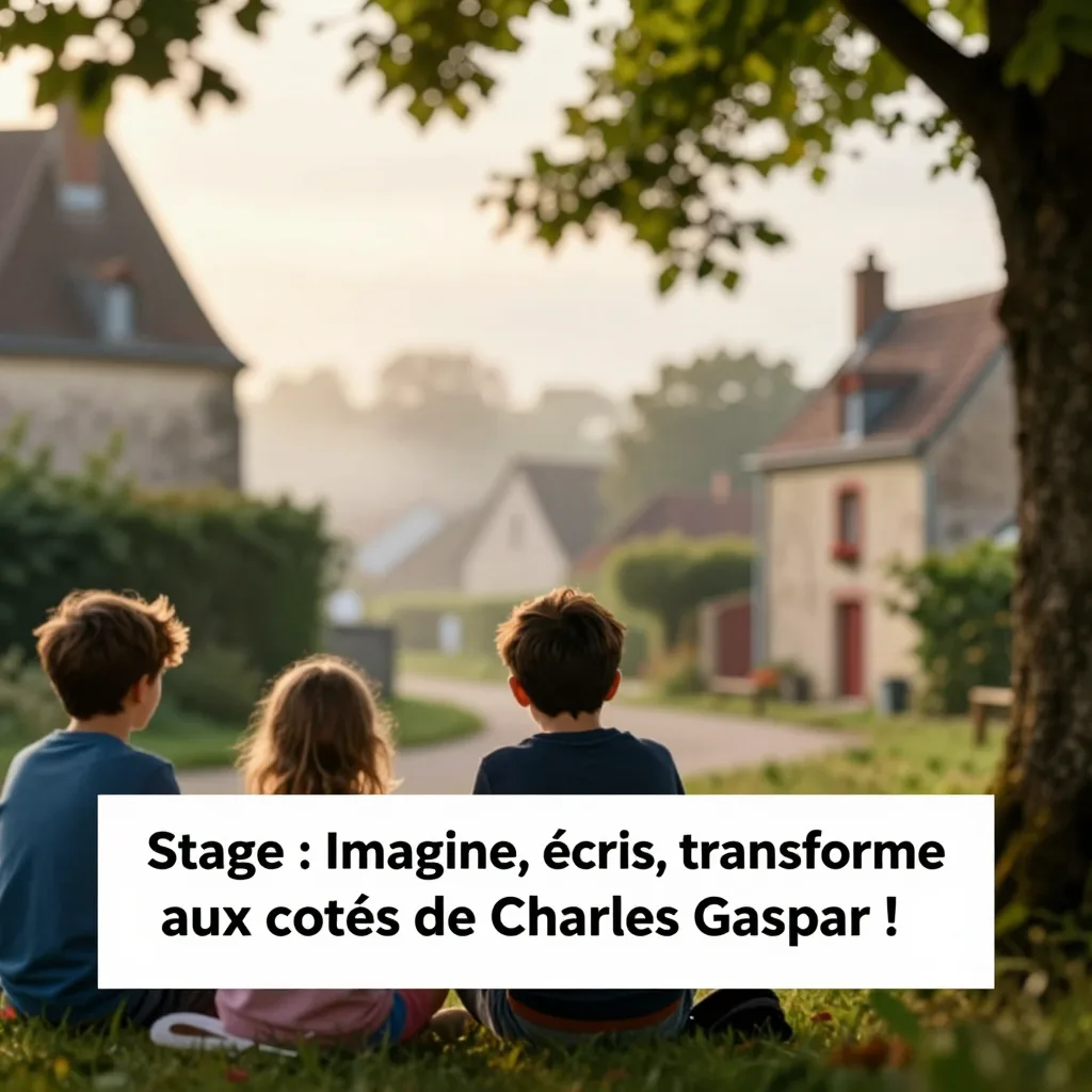 Stage : Imagine, écris, transforme aux cotés de Charles Gaspar !