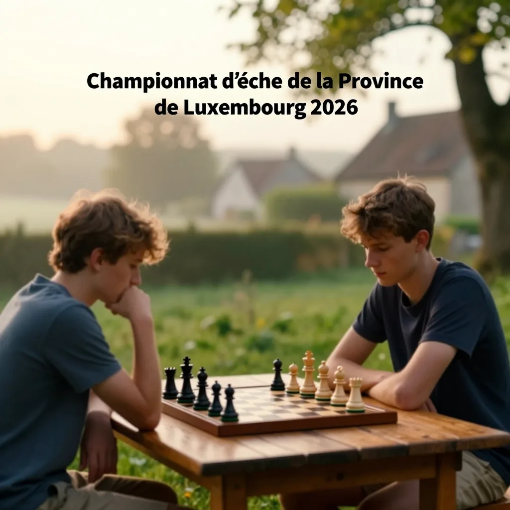 Championnat d'échecs de la Province de Luxembourg 2026