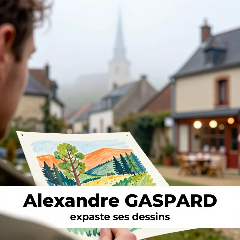 Alexandre GASPARD expose ses dessins