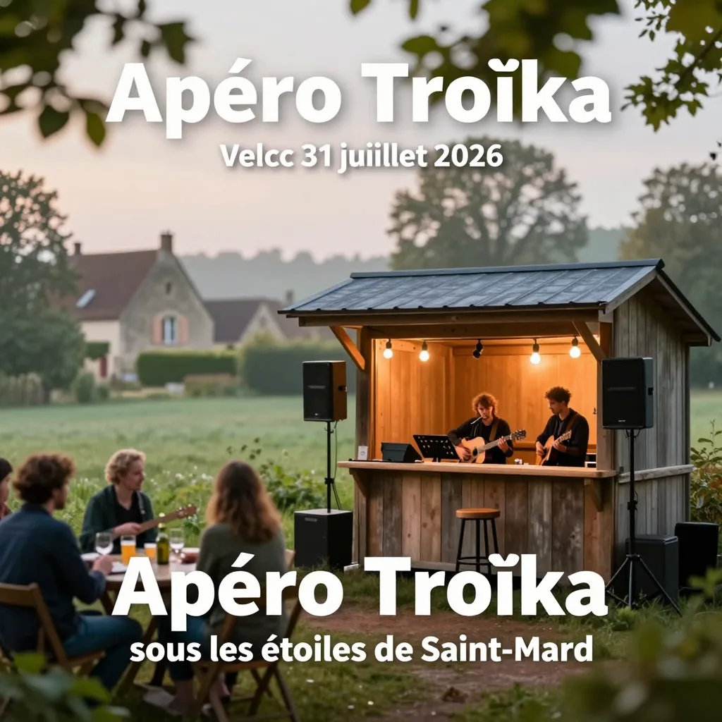 Apéro Troïka avec 'TerreHappy' sous les étoiles de Saint-Mard