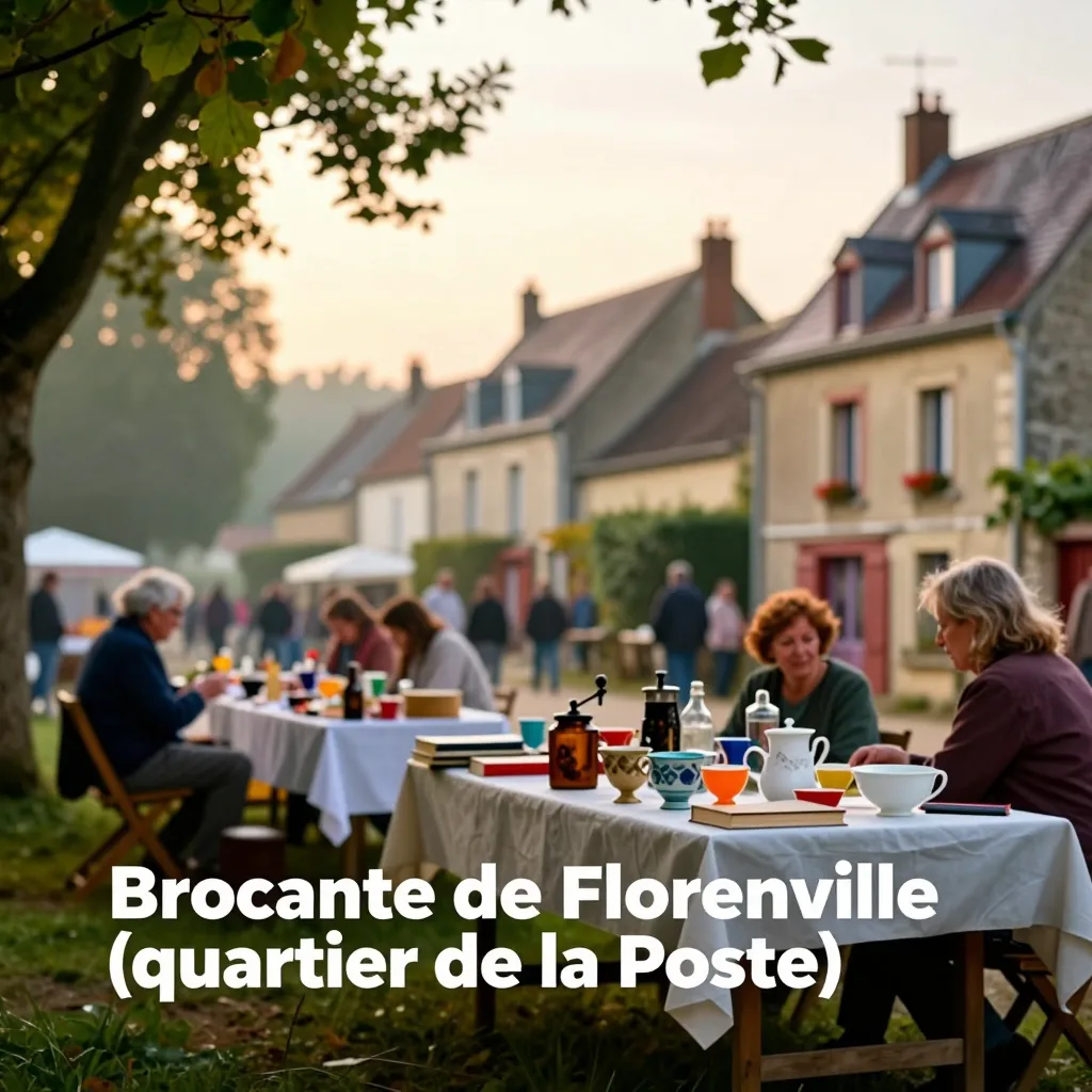 Brocante du quartier de la Poste à Florenville