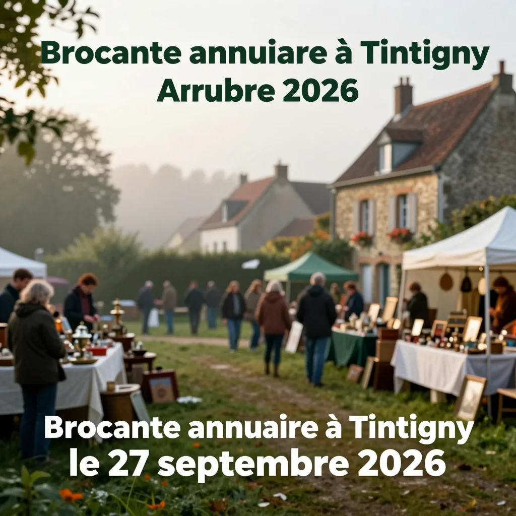Brocante annuelle à Tintigny le 27 septembre 2026