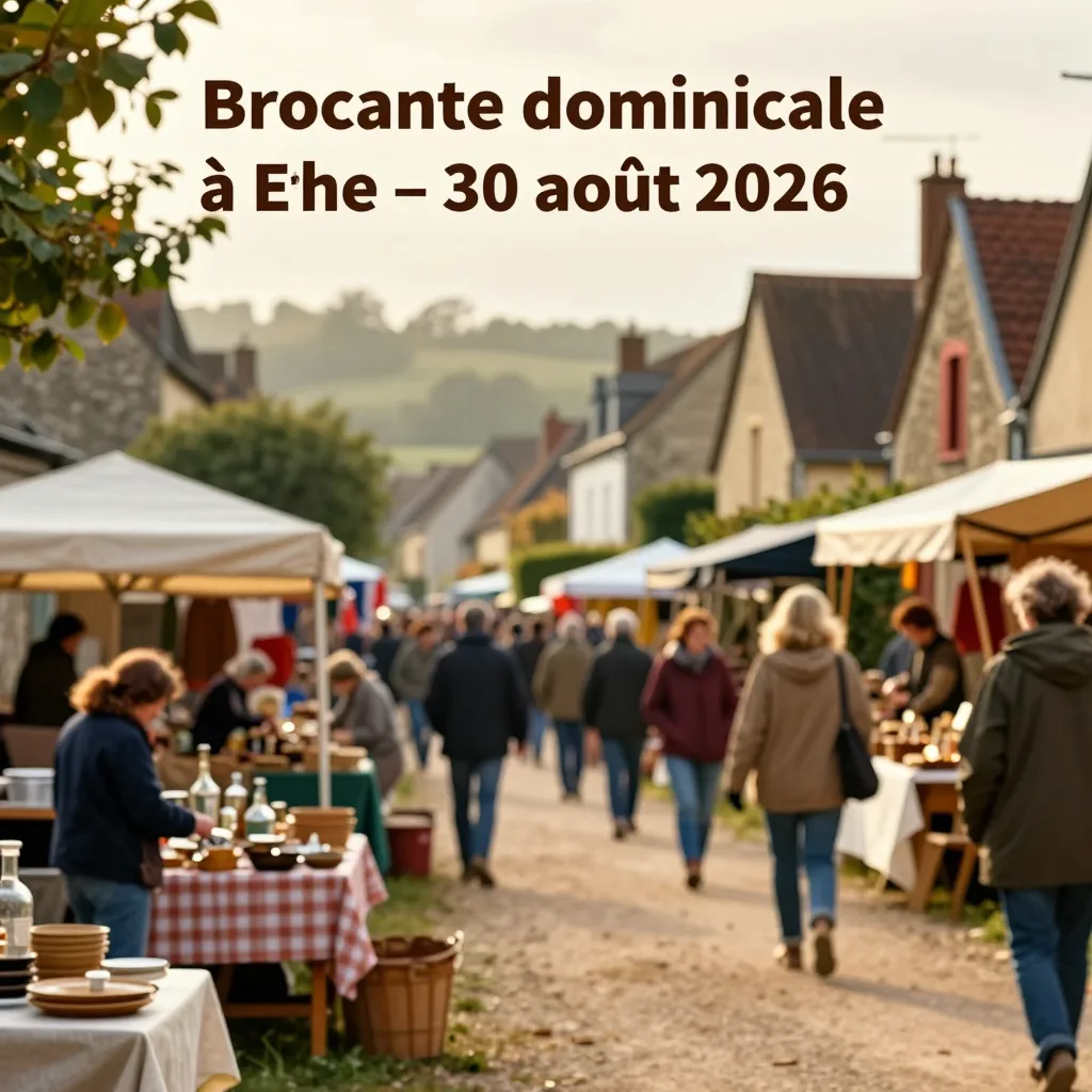 Brocante dominicale à Ethe – 30 août 2026