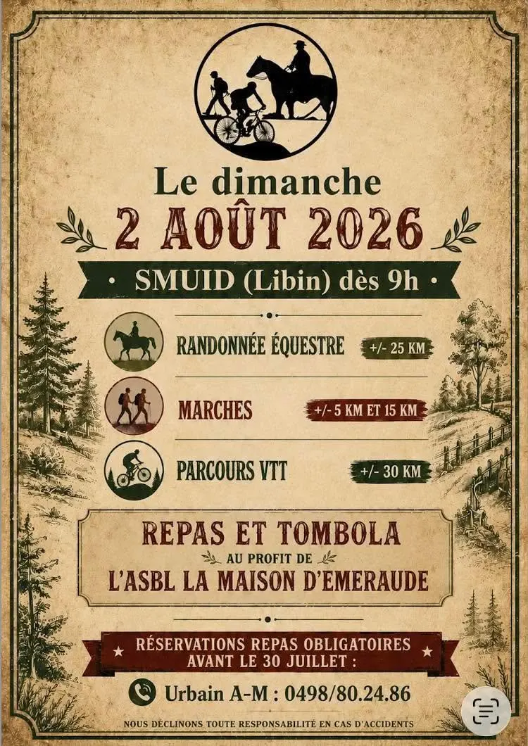 Rando Smuid (équestres, marche, VTT)