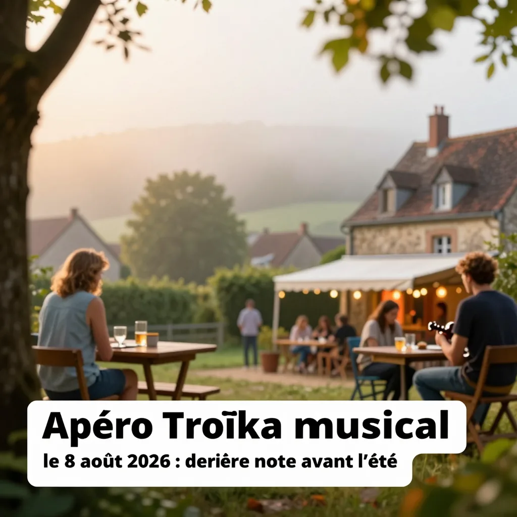 Apéro Troïka musical le 8 août 2026 : dernière note avant l’été